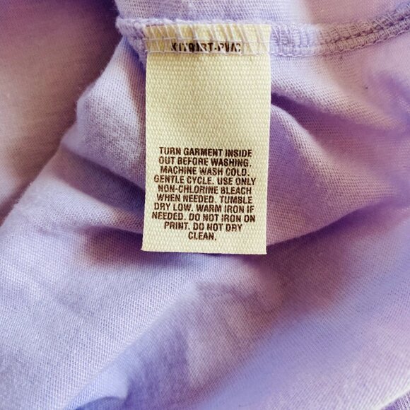 Route 66 Women's Purple Top with Floral Graphic size M Spring Summer - Picture 7 of 7